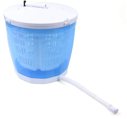 GXLDIANPU Spin Dryer,Manual Clothes Dehydrator,Rotating Rocker Arm 2Kg,easy To Carry,Quick Spin,for RV, Travel Non-Electric.