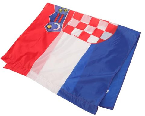 BESPORTBLE Kroatien Flagge Groß Außenflagge Polyester Nationalflagge Lichtechte Flagge Für Dekoration Hofflagge