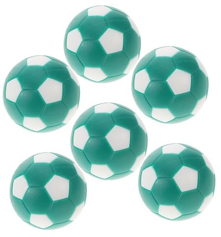 NULYLU 12 Stück Kunststoff Tischfußballbälle Ersatz Tischfußballbälle Fußballtischspiel Mini Bälle