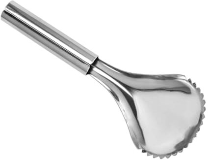 SHOWERORO Levatorsoli per Zucca a Mano in Acciaio Inox, Paletta per Rimuovere Torsolo di Zucca, Accessorio da Cucina Pratico per Preparazione Veloce di Verdure, Utensile Compatto per Uso Domestico