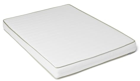 Amazon Basics - Materasso in schiuma fredda H2 e H3, fodera rimovibile e lavabile, altezza 18cm, dimensioni 80cm x 200cm