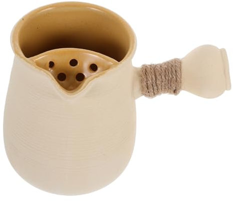 Cabilock Keramik Teekessel Für Camping Im Freien Multifunktionale Camping Kaffeekanne Zum Kochen Von Tee Milch Und Suppe Tragbarer Teekessel Für Den Herd Und Offenes Feuer