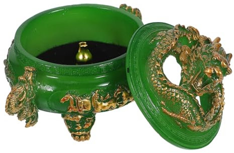 FUNOMOCYA Mini Incense Burner Holder for Incense Aromatherapy Decorative Bowl Round Chinese Style