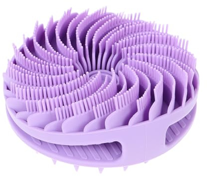 Cepillo Exfoliante Corporal de Silicona de Doble Cara para Ducha | Flexible, Portátil y Ligero, Masajea la Piel Apto Tipo de Piel y Uso Diario