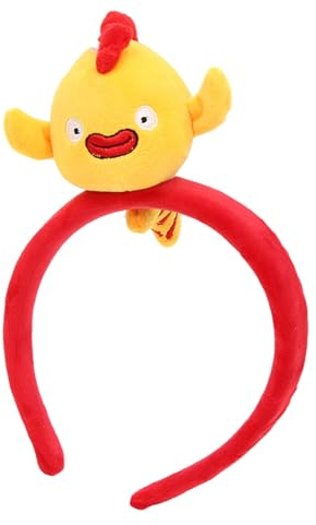 KMGDM Diadema elástica de felpa suave con diseño de carpa, adorno para el pelo para niños, niñas, mujeres, uso diario, accesorios de fiesta