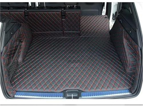 Schutz Kofferraum Auto Futter Für Mercedes Für Benz Für GLC 200 220d 250 300 2015-2021 Kofferraummatten Kofferraumteppiche(Schwarz Rot)