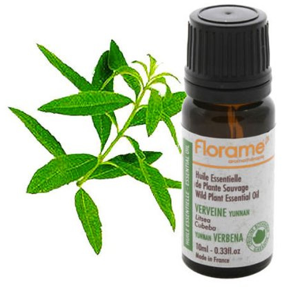 Aceite esencial Verbena Yunnan 100% bio 10 ml.Bio Florame