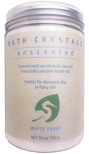 White Egret | Bath Crystals Fine | 30 oz Salt