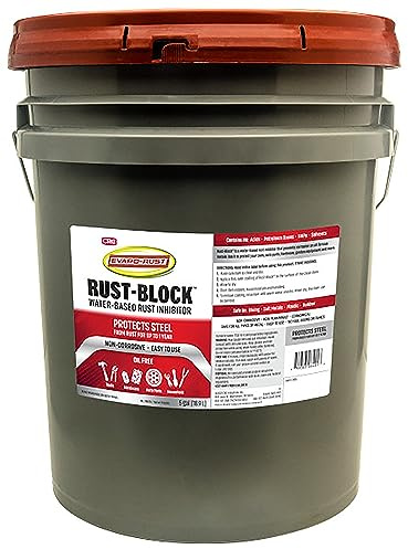 Evapo-Rust RB018 Rust-Block Water-Based Rust Inhibitor – 5 Gallon, Corrosion Inhibitor