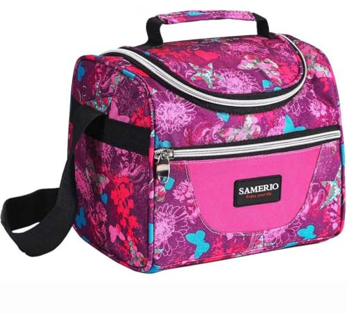 SAMERIO Lunch Bag for Kids Coole Lunch Box Tote for Women Girls Boys Children Student Insulated Bento Bag for School Work Picnic Outdoor Activities