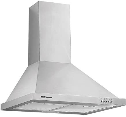 Orbegozo DS 48160 B IN - Campana extractora, 60 cm, extracción 630 m3/h, 3 niveles de potencia, motor de 190 W