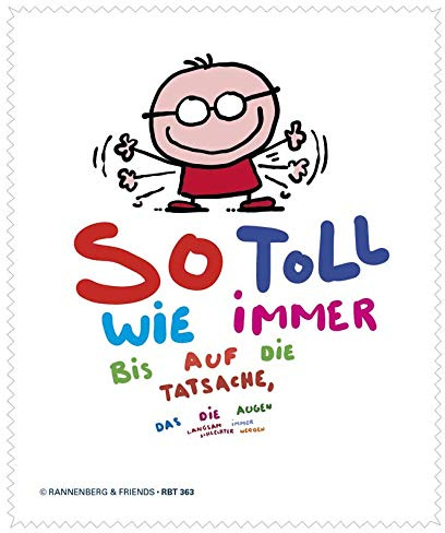 witziges Motiv-BrillenputztuchSo toll von Rannenberg & Friends