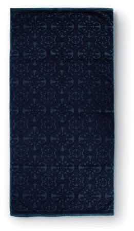 Pip Studio Duschtuch Tile de Pip | dunkelblau - 70 x 140