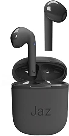 SBS JAZ Auricolari SILK true wireless stereo in-ear con custodia di ricarica, microfono integrato, per musica, chiamate, assistente vocale, autonomia di 5 ore consecutive, nere