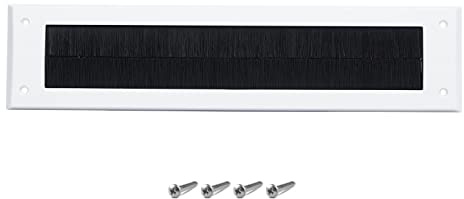 Internal Letterbox Draught Excluder 13.5 Inch (34.2cm) PVC Draught Letter Plate Seal Letter Box Flap - Prevents Draughts Coming Through The Letter Box - for Wooden or uPVC Doors - White Without Flap