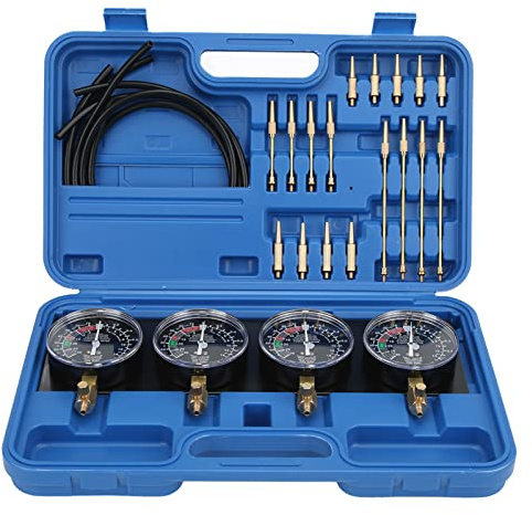 Aramox Synchrontester für 4 Vergaser Synchrontestgerät, Vakuum Vergaser Synchrontestgerät, Vergaser Synchrontester für 4 Zylinder Motorräder