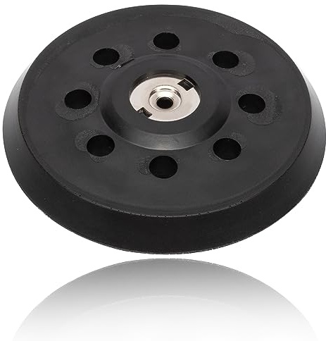 KASturbo Schleifteller Stützteller 125mm gelocht weiche Ausführung Schleifteller Stützteller passend für Metabo SXE 325 Intec 425 Turbotec 631220000