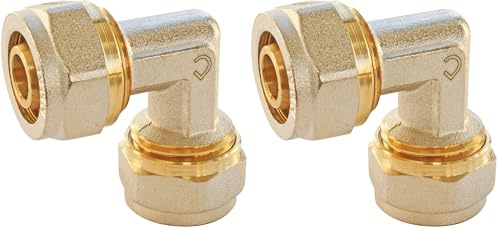 Somatherm for you - /3031-16 - Gomenti di compressione uguale per Ø16 tubo multistrato (Confezione da 2)