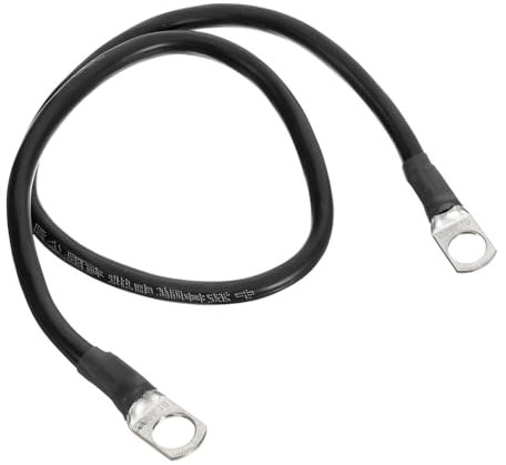 OUNONA 0.5m Power Harness Battery Cable Rv Car Boat Jumper Cables Heavy Duty Quick Connect Lugs for Battery