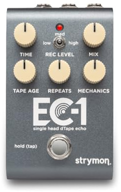 Strymon EC-1 Stereo Tape Echo Effects Pedal for Electric and Acoustic Guitar, Synths, Vocals and Keyboards