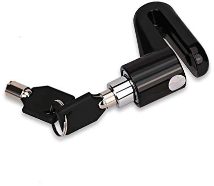 Candado Moto,Antirrobo Moto Heavy Duty Motocicleta Ciclomotor Disco del Rotor del Freno De Bloqueo De Seguridad Antirrobo De La Motocicleta Accesorios Protección contra Robo(2pcs Red)