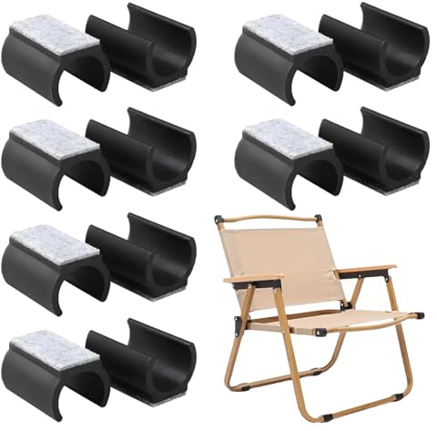 12 Stück Stuhlgleiter Freischwinger,Klemmschalengleiter,Möbelgleiter Filzgleiter Für Schwingstühle Durchmesser 24-25 Mm,Fur Parkett, Fliesen & Holzböden, Lärmreduzierend & Möbelschutz