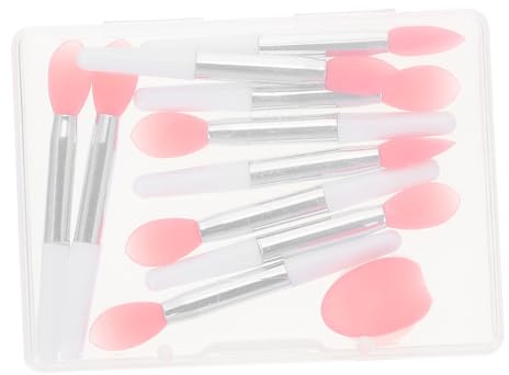 Gogogmee Pennelli Silicone per Labbra Applicatori Trucco Precisi e Portatili per Rossetto e Maschera Labbra Design Antipolvere e Antismarrimento per Viaggi e Uso Quotidiano