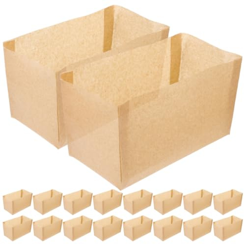 TOYANDONA 50 Pezzi Pirottini di Carta Antiaderenti per Pane Tostato, Rivestimenti Piccoli per Teglie da Forno Resistenti Alte Temperature, Fodere per Plumcake Usa e Getta per Panificazione