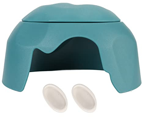 Fuktning Göm grotta Rymlig reptil gömställe Box med keramikskål Säkert plastmaterial för sköldpaddsödlor Spindlar