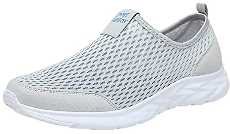 Sneaker traspiranti da uomo, leggere, sportive, da donna, senza lacci, scarpe sportive in tessuto leggero, senza lacci, scarpe da jogging, scarpe da ginnastica, suola morbida, scarpe per attività