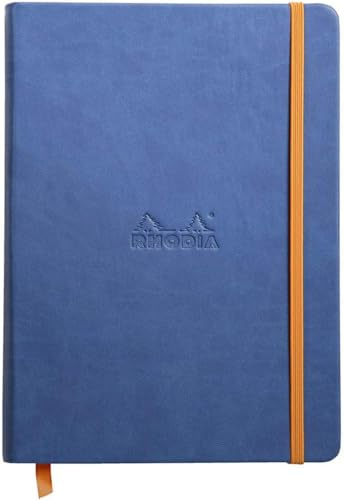 Rhodia 118748C Notizbuch Rhodiarama A5 96 Blatt liniert Saphirblau