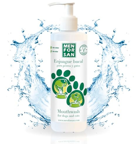 Menforsan Bain de Bouche Anti-Tartre pour Chien/Chat 500 ML