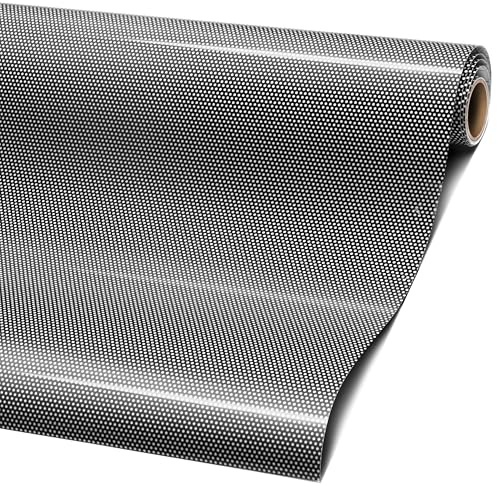 VViViD Black Perforated One-Way Vision Vinyl Automotive Window Wrap Roll (1.5ft x 4ft)