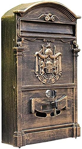 Cassette Postali Esterne Wall Mount Mail Cassetta Postale Vintage Vintage European European Mail Casella Postale Post Letterbox Secure Letter Locky Outside, PIBM
