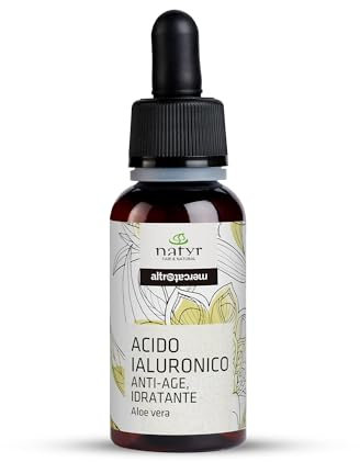 NATYR - Altromercato - Acido ialuronico - siero viso effetto filler - aloe vera - 30 ml