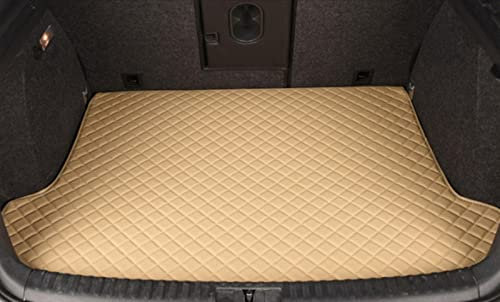 DZSYINGCHUSM Kofferraummatte Für Jeep Für Compass 2007 2008 2009 2010 2011 2012 2013 2014-2017 Cargo Liner Teppich Kofferraumwanne Set (Color : All Beige)