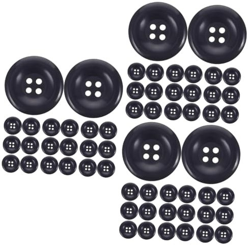 VILLCASE 150stücke Marineblaue Knöpfe Klassische Buttons Für Jacken Mäntel Und Nähprojekte Robuste Und Elegante Kleidungsknöpfe Für Handwerk Und Bekleidungsdekoration