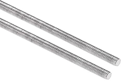 Vollgewindestangen, Gewindestangen, 2 Stück M12 Edelstahl Volllänge 110-500mm for Einschrauben in Gewindemuttern und Montagebefestigung(M12x400mm)