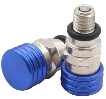 Motorrad Gabelentlüfter Für Suzuki RM125 RM250 DRZ250 Motorrad-Gabel-Entlüftungsventil(Blau)
