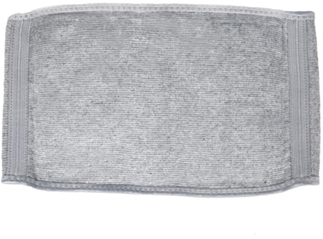 minkissy Adjustable Winter Waist Strap for Daily Use Wear-resistant Kidney Belt for Men and Women Warm and Comfortable Support for Outdoor Activities Gray