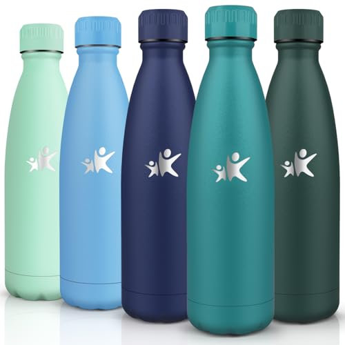 HoneyHolly Borraccia Termica, 18/8 Acciaio Inox Bottiglia Termica - 750ML - Senza BPA Borraccia Palestra, Isolato Sottovuoto, Antigoccia, Bottiglia Acqua Termos per Scuola, Sport, Ufficio