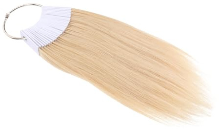 WOONEKY 30pièces Lot De Échantillons De Cheveux Colorés Humains Anneau De Repérage Pour Test De Teinture Capillaire Salon