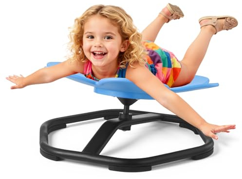 VEVOR Chaise Pivotante pour Enfants Capacité 100 kg, Chaise Tournante Sensorielle, Siège Rotatif en Forme de Pétale, Base Antidérapante, Favorisant la Coordination, l'Équilibre et la Concentration