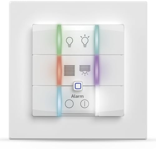 Homematic IP Smart Home 162015A0 Interrupteur Mural 6 Boutons 230 V Utilisation Universelle Actionneurs et thermostats