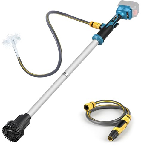 Akkuregntätningspump Kompatibel med Makita 18V, Max. 3 000 L/h, 6 m Förderhöjd