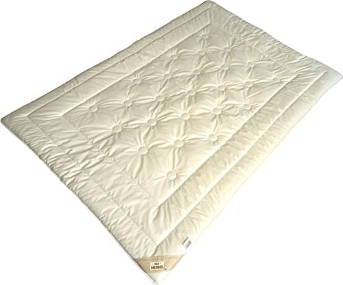 Garanta Duo-Leicht-Steppbett 100% Merino-Schurwolle Natur Größe 135x200 cm