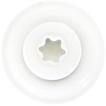 Spenglerschrauben Reinweiß RAL 9010 4,5 x 25 mm, 100 Stk.