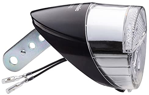Panasonic NSKL142-B LED Hub Dynamo Dedicated Light, Compatible with 1-Wire and 2-Wire Hub Dynamo, Dual-Use Model, Bicycle, Black, W2.3 x D3.1 x H2.4 inches (59 x 79 x 62 mm)