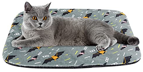 Warm Pet Hund Katze Bett Decken Kuscheldecke Selbstheizende Decke für Katze Hund gefütterte Wendedecke Umweltfreundliche Wärmematte Kleine Hund Katze Bett Outdoor Deck für Haustier Hunde Katzen Welpen