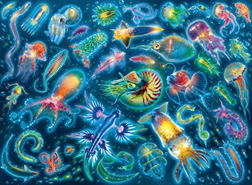 Ravensburger Puzzle 17375 Farbenfrohe Quallen - 500 Teile Puzzle für Erwachsene und Kinder ab 12 Jahren